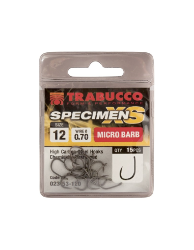 Carlige Trabucco Specimen XS, 15 buc/plic