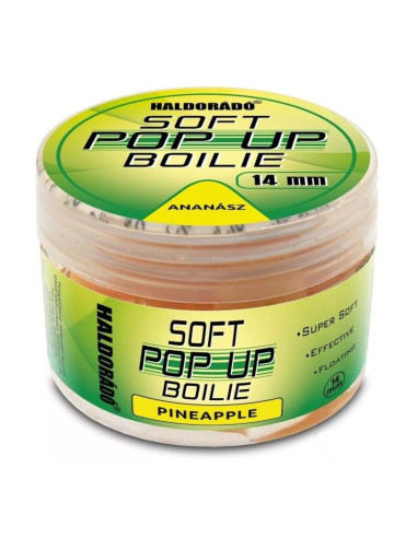 Super Soft Pop Up Boilie Haldorado, 14 mm - Ananas