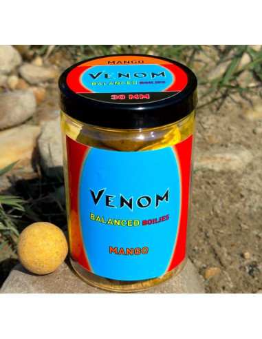 Feedermania Venom Balanced Boilies Mango, 30 mm