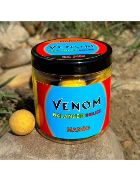 Feedermania Venom Balanced Boilies Mango, 24 mm Feedermania Venom Balanced Boilies Mango, 24 mm