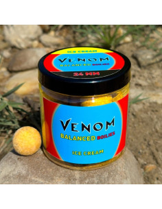 Feedermania Venom Balanced Boilies Ice Cream, 24 mm
