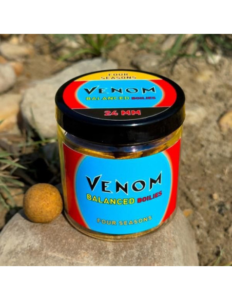 Feedermania Venom Balanced Boilies Four Seasons, 24 mm