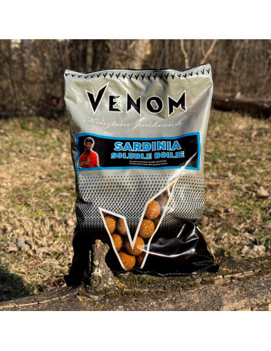 Feedermania Boilies Venom Solubil,Sardinia, 20mm, 950g