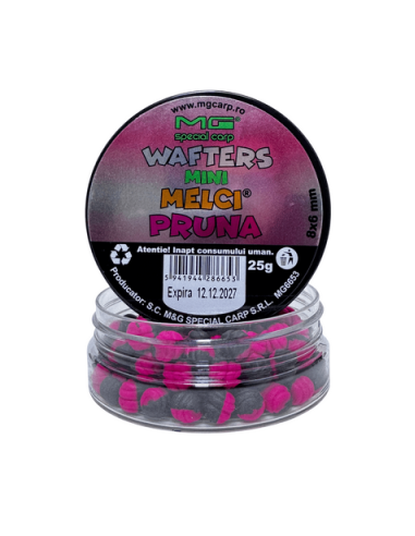 Wafters MG Carp Mini Melci Pruna, 8x6mm, 25g