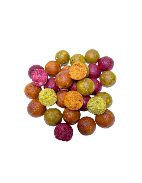 Boilies Semisolubil MG Carp Mix, 20mm, 1kg Boilies Semisolubil MG Carp Mix, 20mm, 1kg