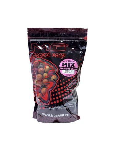 Boilies Semisolubil MG Carp Mix, 20mm, 1kg