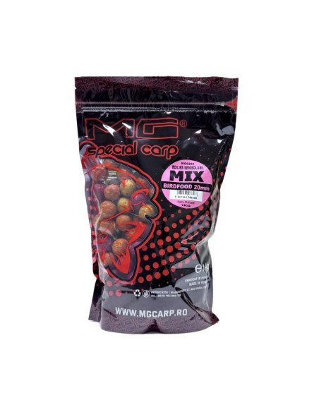 Boilies Semisolubil MG Carp Mix, 20mm, 1kg Boilies Semisolubil MG Carp Mix, 20mm, 1kg