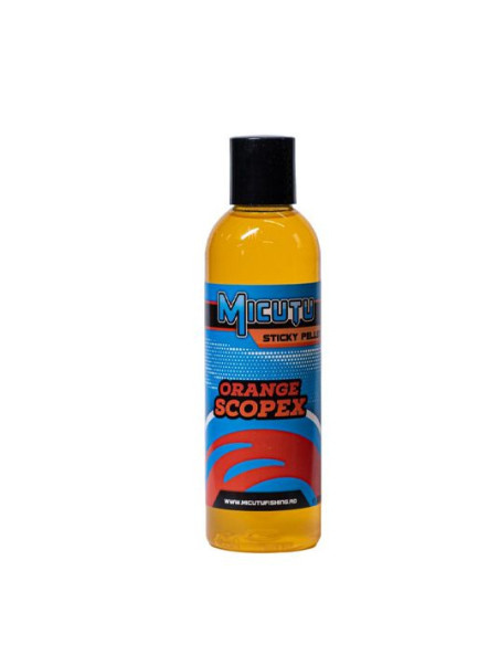Aditiv lichid Micutu Sticky Pellet Orange Scopex, 200ml Aditiv lichid Micutu Sticky Pellet Orange Scopex, 200ml