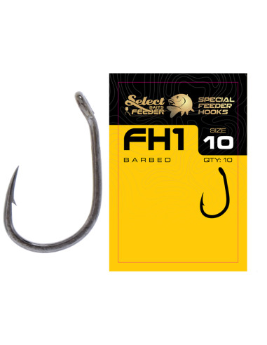 Carlige Select Baits FH1 Feeder Series Hooks, 10 buc/plic