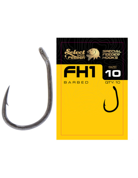 Carlige Select Baits FH1 Feeder Series Hooks, 10 buc/plic Carlige Select Baits FH1 Feeder Series Hooks, 10 buc/plic