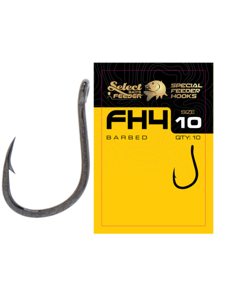 Carlige Select Baits FH4 Feeder Series Hooks, 10 buc/plic Carlige Select Baits FH4 Feeder Series Hooks, 10 buc/plic