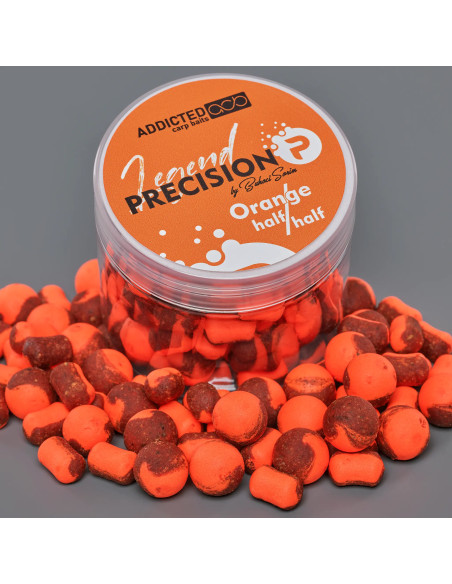 Boilies Precision Legend orange half & half Boilies Precision Legend orange half & half