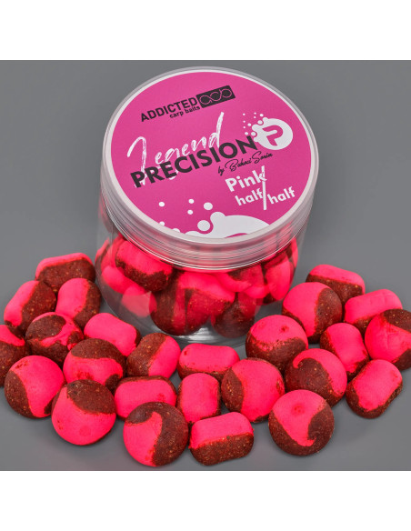Boilies Precision Legend pink half & half Boilies Precision Legend pink half & half