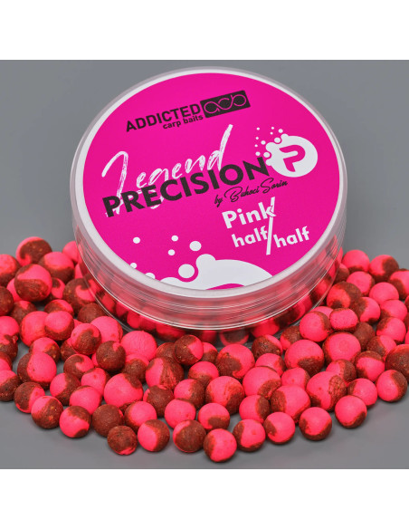 Boilies Precision Legend pink half & half 8/10 mm