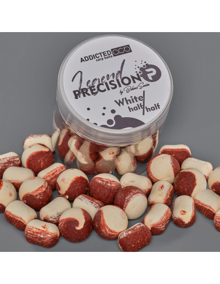 Boilies Precision Legend white half & half