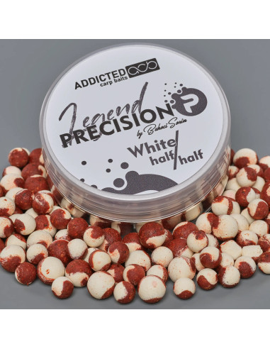 Boilies Precision Legend white half & half 8/10 mm
