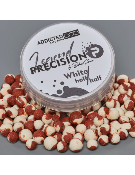 Boilies Precision Legend white half & half 8/10 mm