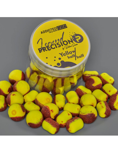Boilies Precision Legend yellow half & half