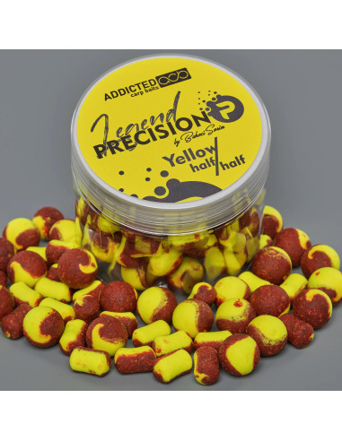 Boilies Precision Legend yellow half & half
