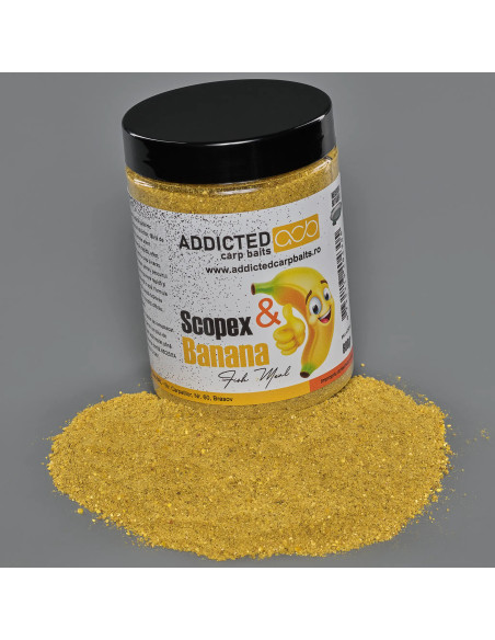 Addicted Carp Nada Feeder Premium Scopex-Banana, 800gr Addicted Carp Nada Feeder Premium Scopex-Banana, 800gr