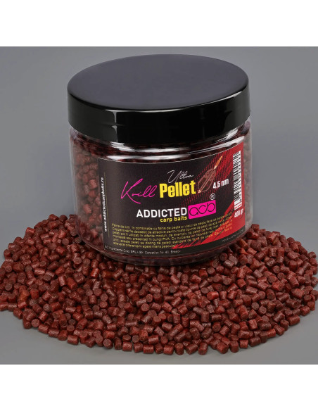 Addicted Carp Ultra pellet krill, 4,5 mm, 400 gr Addicted Carp Ultra pellet krill, 4,5 mm, 400 gr