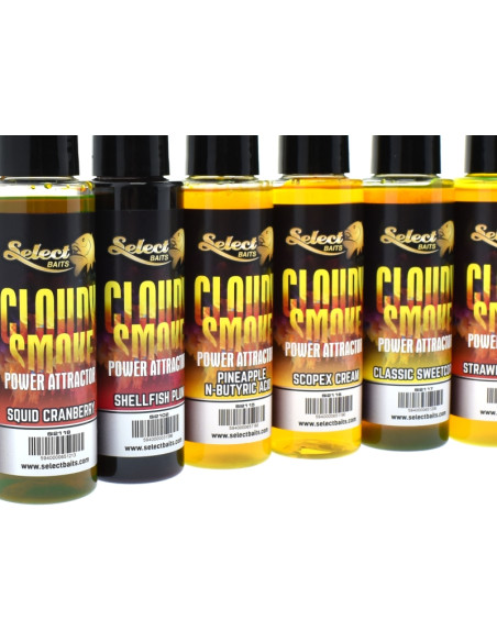 Select Baits lichid Cloudy Smoke Scopex Cream, 115 ml