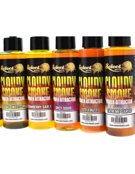 Select Baits lichid Cloudy Smoke Squid Cranberry, 115ml