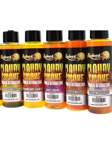 Select Baits lichid Cloudy Smoke Strawberry Garlic, 115 ml