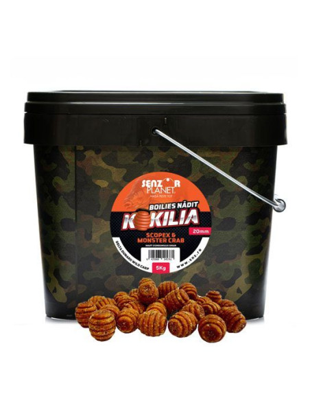 Boilies Senzor Kokilia Scopex & Monster Crab, 20mm, 5kg Boilies Senzor Kokilia Scopex & Monster Crab, 20mm, 5kg