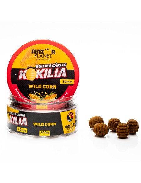 Boilies Senzor Kokilia Wild Corn, 20mm, 200g