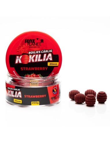 Boilies Senzor Kokilia Strawberry, 20mm, 200g