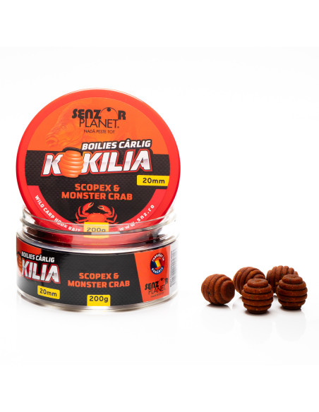 Boilies Senzor Kokilia Scopex-Monster Crab, 20mm, 200g Boilies Senzor Kokilia Scopex-Monster Crab, 20mm, 200g
