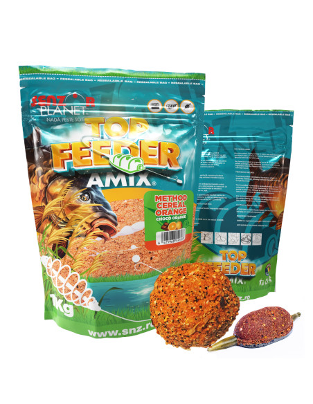 Nada Senzor Top Feeder Amix Method Cereal Orange, 1kg Nada Senzor Top Feeder Amix Method Cereal Orange, 1kg