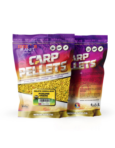 Pelete Senzor Cerealiere Porumb-Miere, 3mm, 800g Pelete Senzor Cerealiere Porumb-Miere, 3mm, 800g