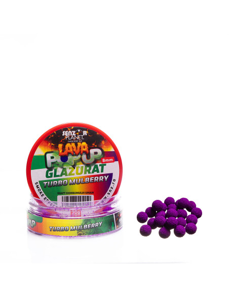 Pop-up Senzor Lava Glazurat Turbo Mulberry, 8mm, 30g