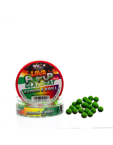 Pop-up Senzor Lava Glazurat Scoica-Krill, 8mm, 30g