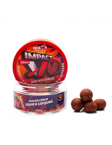 Boilies Senzor Impact VM Extra Hot, 200g