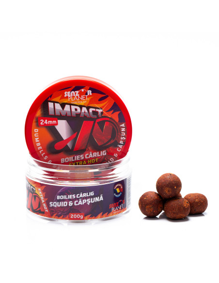 Boilies Senzor Impact VM Extra Hot, 200g Boilies Senzor Impact VM Extra Hot, 200g