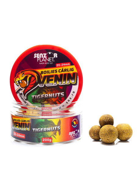 Boilies Senzor Venin Tigernuts, 20-24mm, 200g Boilies Senzor Venin Tigernuts, 20-24mm, 200g