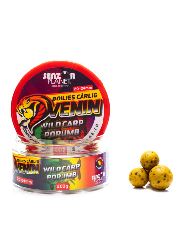 Boilies Senzor Venin Wild Carp Porumb, 20-24mm, 200g