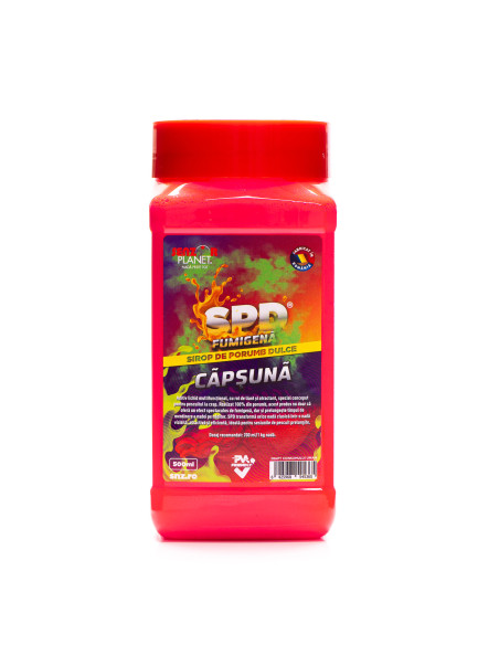 Sirop de porumb dulce Senzor SPD Fumigena, Capsuna, 500ml