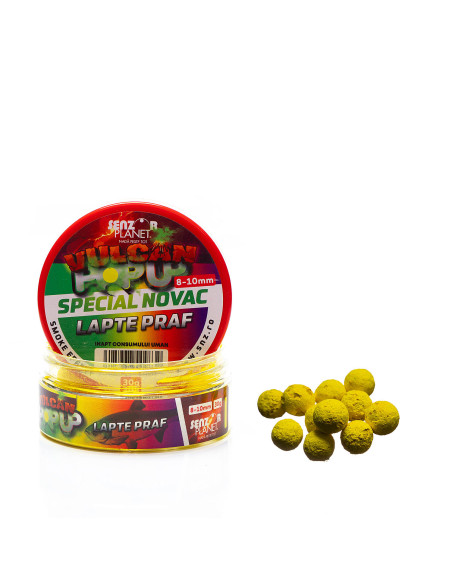 Pop-up Senzor Vulcan Fumigena Novac Lapte Praf, 8-10mm, 30g Pop-up Senzor Vulcan Fumigena Novac Lapte Praf, 8-10mm, 30g