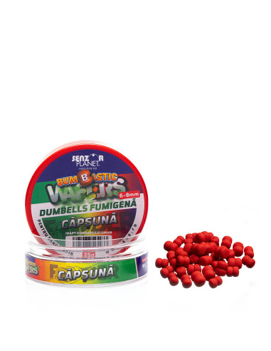 Wafters Senzor Bumbastic Dumbells Fumigena, Capsuna, 6-8mm, 25g