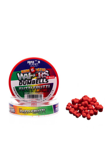 Wafters Senzor Bumbastic Dumbells, Tutti Frutti, 6-8mm, 25g