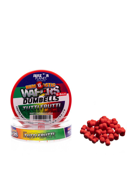 Wafters Senzor Bumbastic Dumbells, Tutti Frutti, 6-8mm, 25g Wafters Senzor Bumbastic Dumbells, Tutti Frutti, 6-8mm, 25g