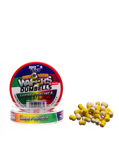 Wafters Senzor Bumbastic Dumbells, Miere Palinca, 6-8mm, 25g