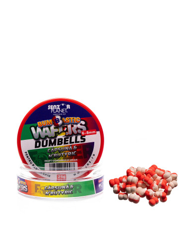 Wafters Senzor Bumbastic Dumbells, Capsuna N'Butyric, 6-8mm, 25g