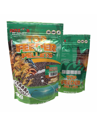 Pelete Senzor Top Feeder Pellets Method Brown, 2.5mm, 1kg