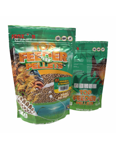 Pelete Senzor Top Feeder Pellets, Ananas-Banana, 2.5mm, 1kg