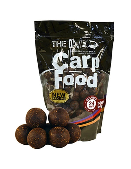 Boilies The One Solubil Carp Food, Cherry Bomb, 24mm, 1kg Boilies The One Solubil Carp Food, Cherry Bomb, 24mm, 1kg